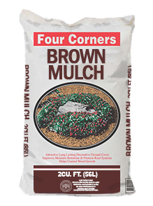 Four Corners Dyed Mulch - Brown - Frey Group LLC